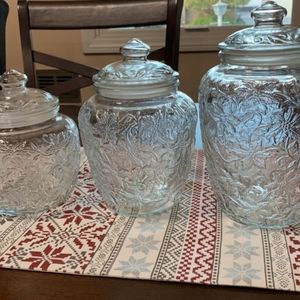 Princess House set de canisters (3)